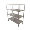 Kệ phẳng 4 tầng inox 304